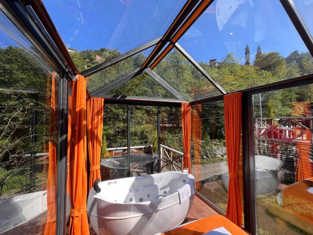 Moon River Bungalow Ayder Yaylasi Exteriör bild