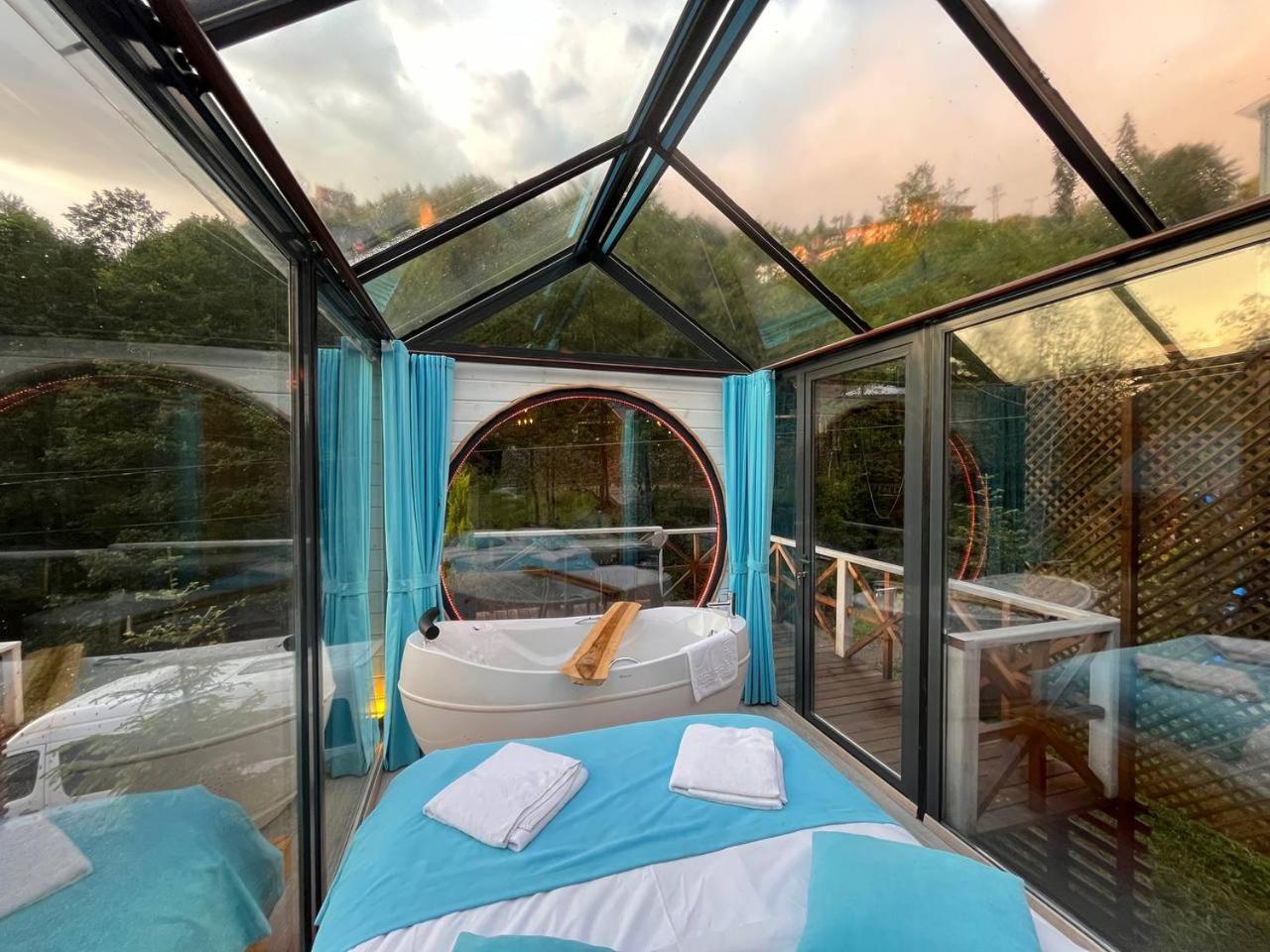 Moon River Bungalow Ayder Yaylasi Exteriör bild